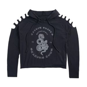 Taylor Swift Reputation Cropped Hoodie / Size S